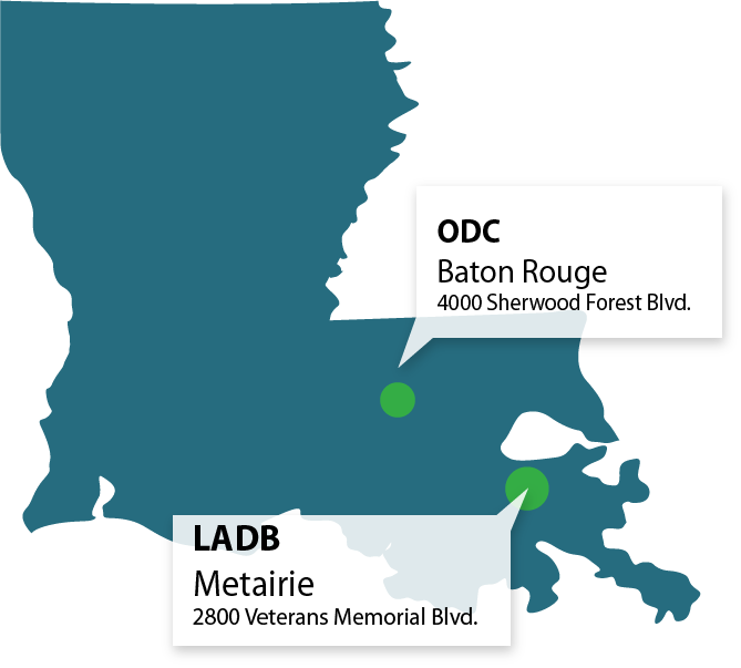 Relative Location of LADB Locations